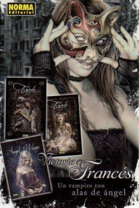 POSTAL PV01892: Publicidad Un vampiro con alas de angel por V. Frances
