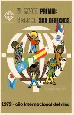POSTAL PV01903: Publicidad Loteria Nacional año internacional del nino 1979