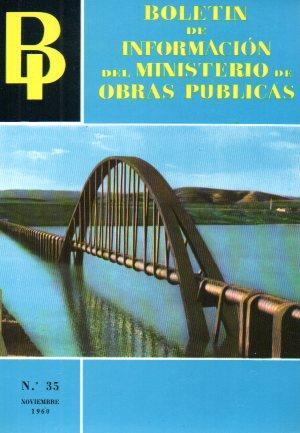 POSTAL PV01997: Boletin Informacion Ministerio de Obras publicas num. 35noviembre 1960