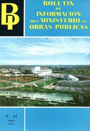 POSTAL PV01998: Boletin Informacion Ministerio de Obras publicas num. 44agosto 1961