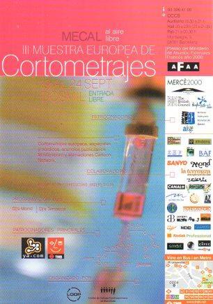 POSTAL PV01970: Publicidad III Muestra Europea de Cortometrajes CCCB
