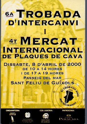 POSTAL PV01965: Publicidad VI Trobada 2000 Sant Feliu de Guixols