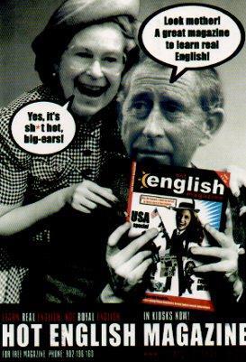 POSTAL PV01793: Publicidad Hot English Magazine