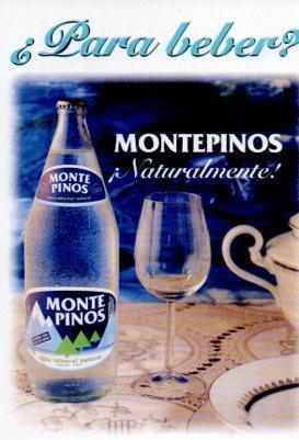 POSTAL PV01783: Publicidad  Montepinos agua
