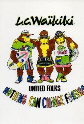 POSTAL PV01758: Publicidad L. C. Waikiki united folks