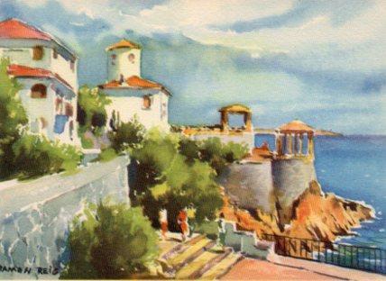 POSTAL PV02499: S'Agaro cami de ronda per Ramon Reig