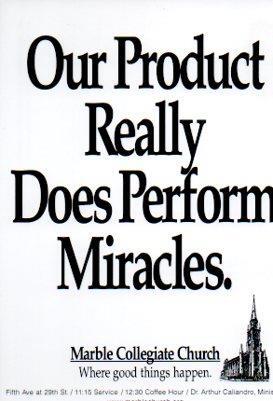 POSTAL PV01849: Publicidad Marble Collegiate Church