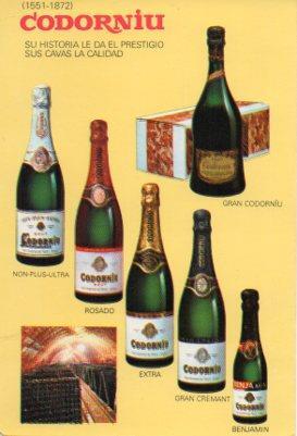 POSTAL PV01851: Publicidad Codorniu cavas