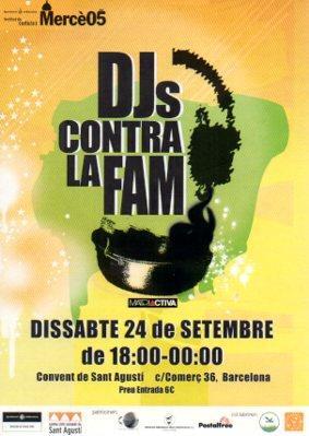 POSTAL PV01862: Publicidad DJs contra la fam  Convent Sant Agusti Merce05