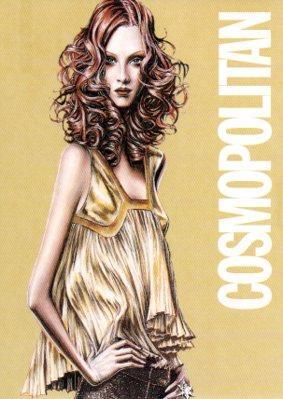 POSTAL PV01865: Publicidad Cosmopolitan revista suscripcion
