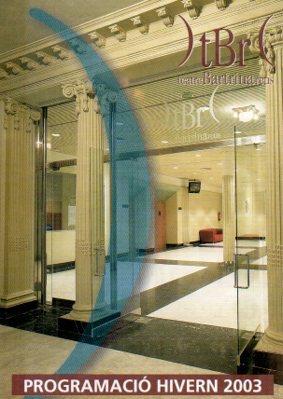 POSTAL PV01871: Publicidad Teatre Bartrina programacio hivern 2003