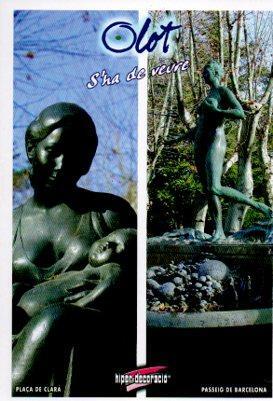 POSTAL PV01822: Publicidad Hiper decoracio Olot