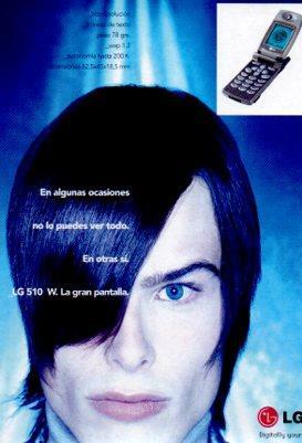 POSTAL PV01838: Publicidad LG 510W