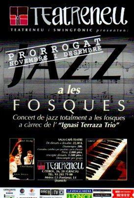 POSTAL PV01842: Publicidad Ignasi Terraza Trio al Teatreneu