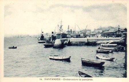 POSTAL PV03111: Embarcadero de pasajeros en Santander