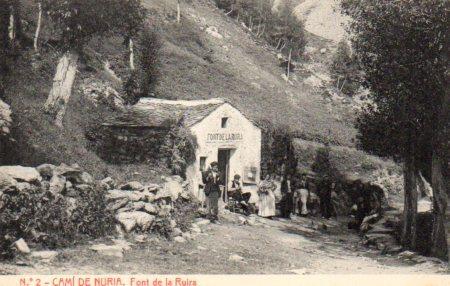 POSTAL PV03115: Font de la Ruira en Cami de Nuria