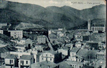 POSTAL PV03121: Port Bou vista general de la poblacion