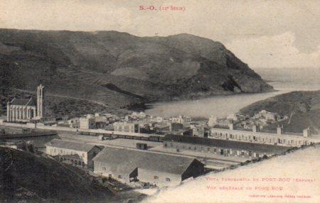 POSTAL PV03122: Vista panoramica Portbou