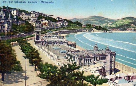 POSTAL PV03098: San Sebastian, La perla y Miraconcha