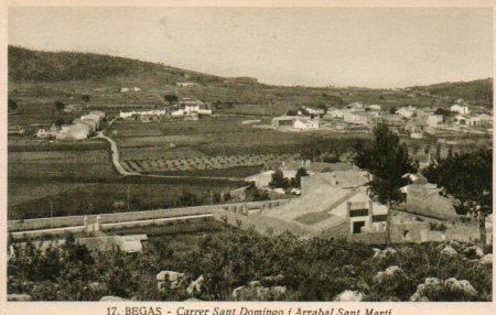 POSTAL PV03081: Begas Carrer Santo Domingo y Arrabal Sant Marti