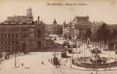 POSTAL PV03085: Plaza de Castelar en Madrid