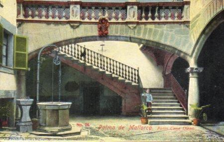 POSTAL PV03095: Palma de Mallorca, Patio Casa Olesa