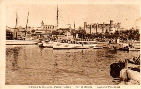 POSTAL PV03156: Puerto y Lonja de Palma de Mallorca