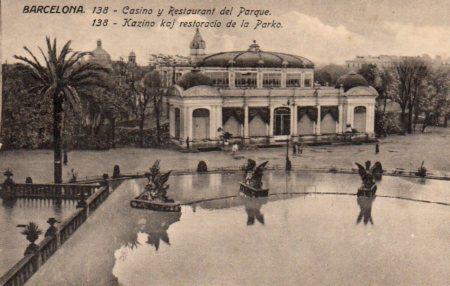 POSTAL PV03170: Casino y Restaurante del Parque de la Ciudadela, Barcelona