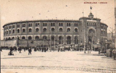 POSTAL PV03172: Plaza de toros Las Arenas Barcelona