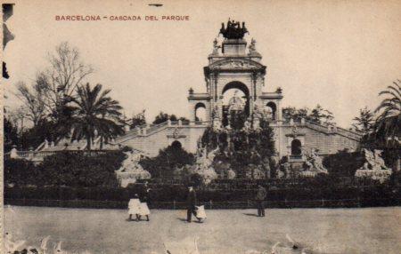 POSTAL PV03169: Frontal de la Cascada del Parque de la Ciudadela, Barcelona