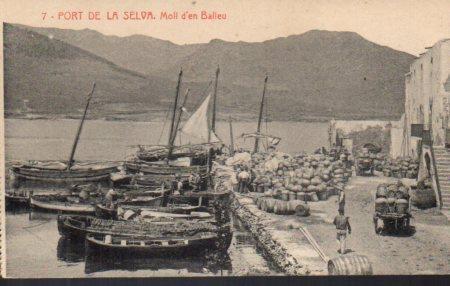 POSTAL PV03135: Moll d'en Balleu, Port de la Selva