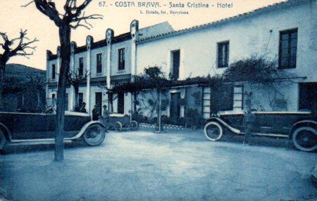 POSTAL PV03138: Santa Cristina Hotel entrada, Costa Brava