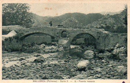 POSTAL PV03142: Puente romano en Pollensa, Mallorca