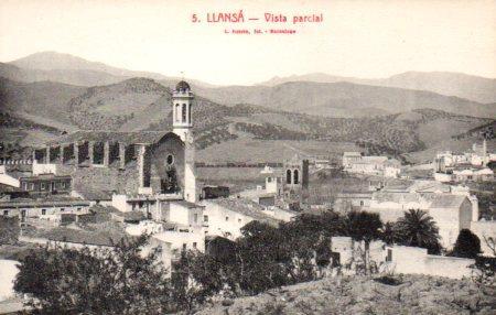 POSTAL PV03143: Vista parcial e iglesia de Llansa