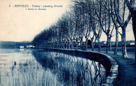 POSTAL PV02997: Banyoles Estany i passeig circular