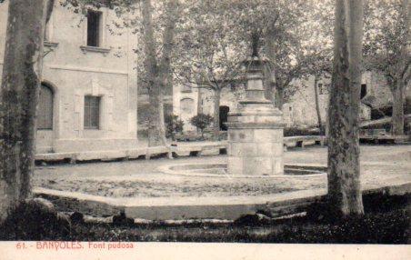 POSTAL PV02986: Font Pudosa a Banyoles