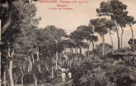 POSTAL PV03000: Bosque del Tibidabo, Barcelona