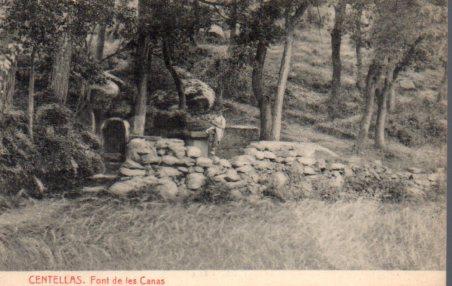 POSTAL PV03007: Font de les Canas, CentellAs