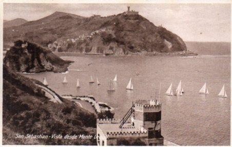 POSTAL PV02968: San Sebastian vista desde Monte Urgull