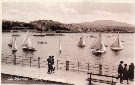POSTAL PV02969: San Sebastian regatas de balandros