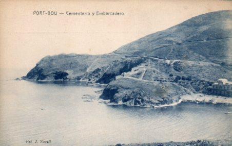POSTAL PV02973: Cementerio y embarcadero de Port Bou