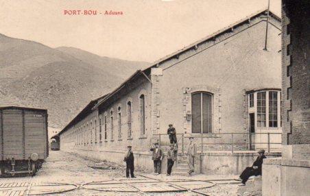 POSTAL PV02975: La Aduana de Port Bou