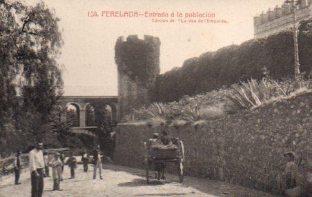 POSTAL PV02978: Entrada a la poblacion de Perelada