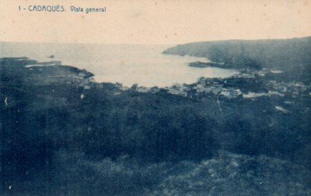 POSTAL PV03054: Cadaques vista general