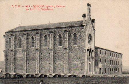 POSTAL PV03043: Iglesia y talleres de los P. P. Salesianos en Gerona