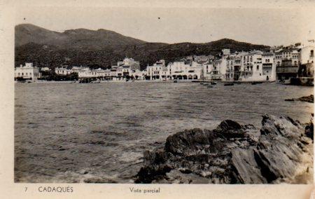 POSTAL PV03059: Cadaques vista del pueblo