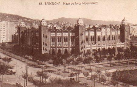 POSTAL PV03017: Plaza de toros Monumental en Barcelona