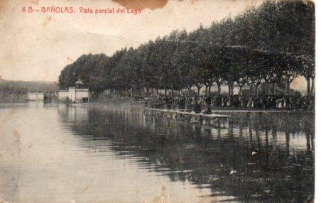 POSTAL PV03025: Lago y embarque del Lago de Bañolas