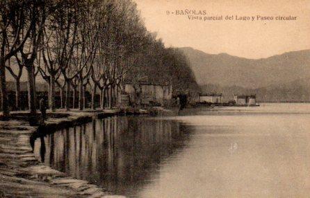 POSTAL PV03029: Lago y paseo circular en Bañolas