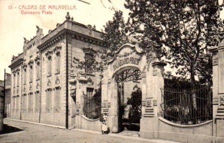 POSTAL PV03031: Balneario Prats en Caldas de Malavella